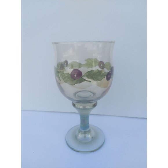 4 Pfaltzgraff Jamberry 12 fl oz Iced Tea Goblets - Picture 2 of 3